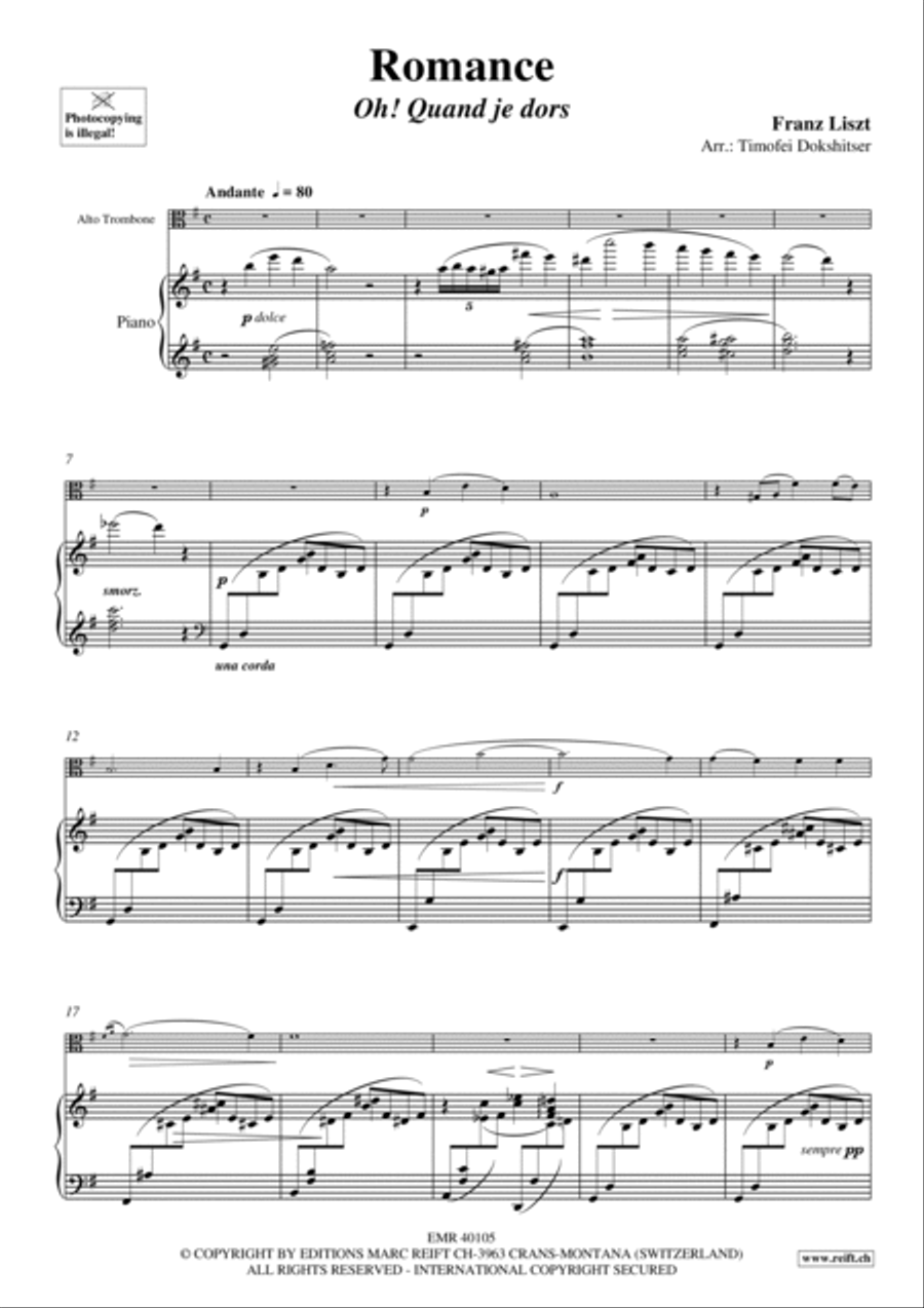 Romance Piano Accompaniment scores gallery preview page 3