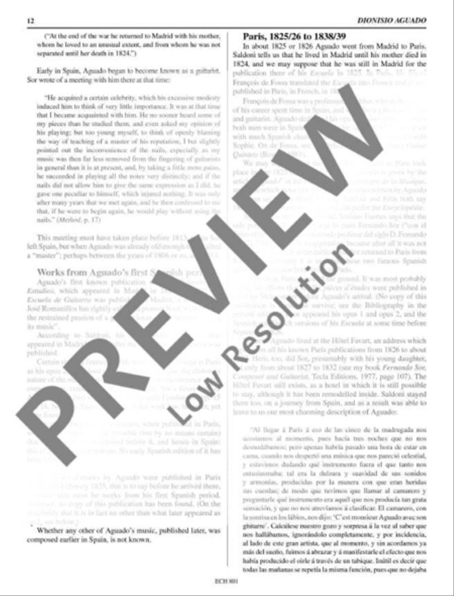 The Complete Works for Guitar Classical Guitar scores gallery preview page 13