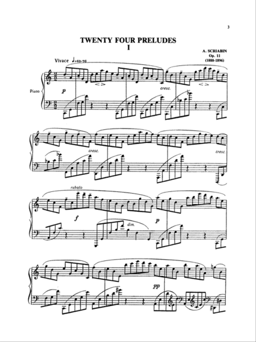 Preludes Preludes Piano Solo scores gallery preview page 4