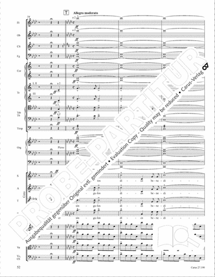 Te Deum 4-Part scores gallery preview page 59