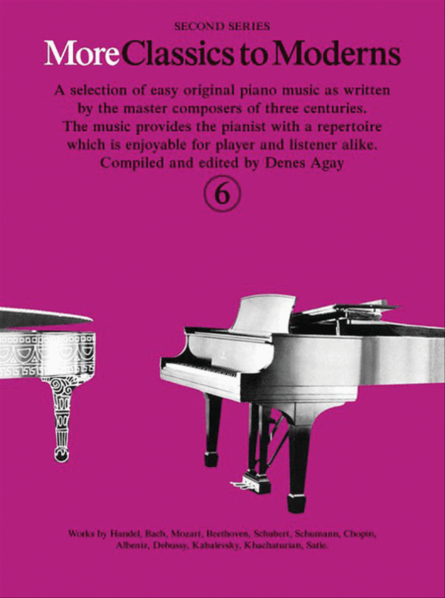More Classics to Moderns - Second Series, Book 6 Piano Solo scores gallery preview page 1