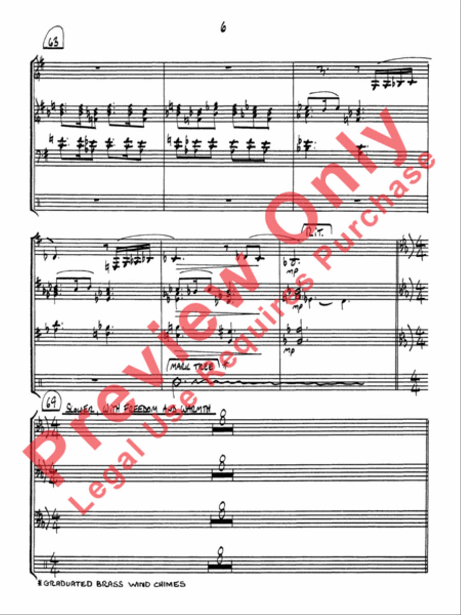 Joyful, Joyful, We Adore Thee Choir scores gallery preview page 7