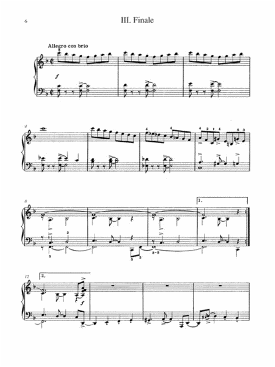 <br>Sheet music extract