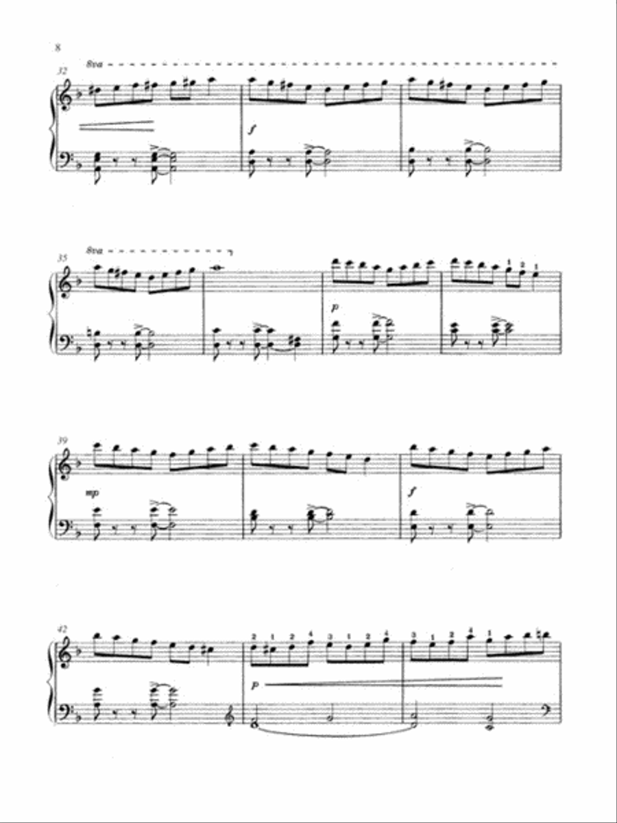 <br>Sheet music extract