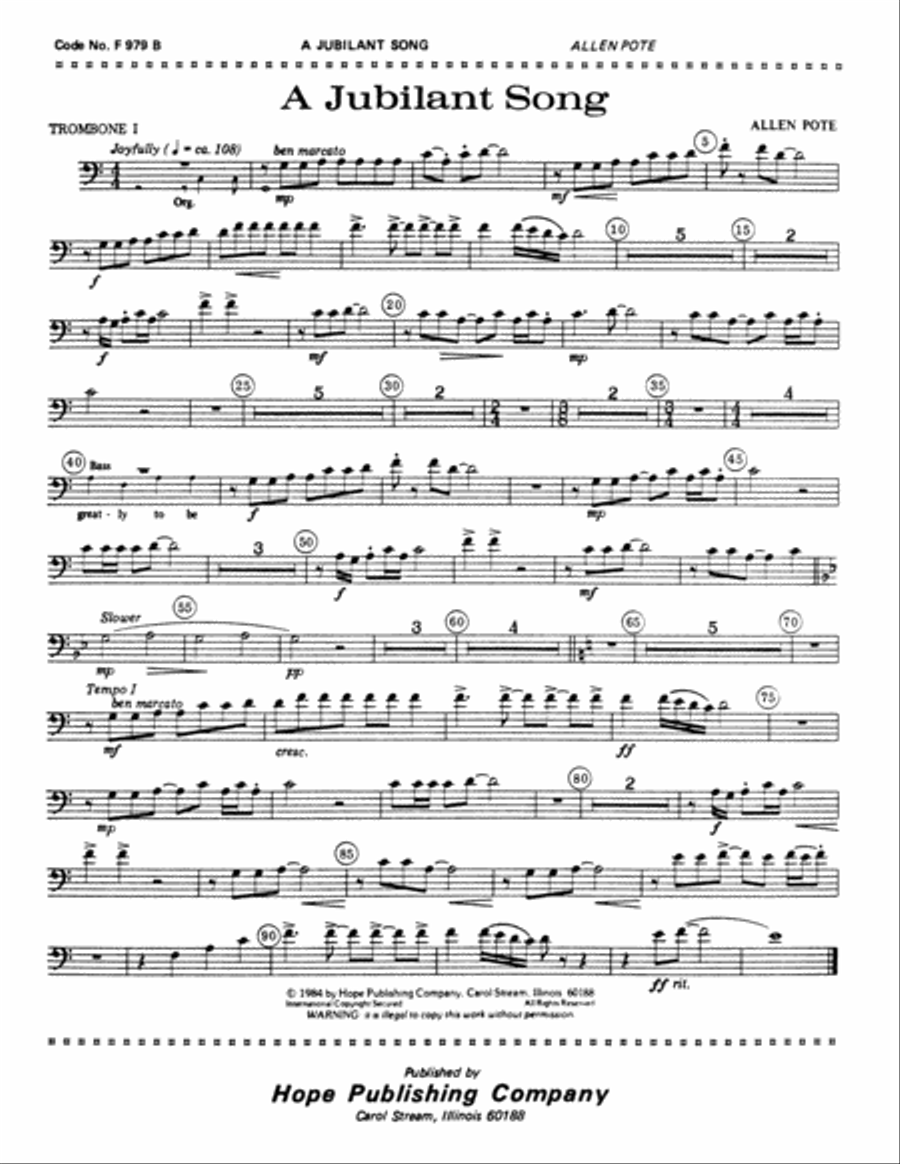 A Jubilant Song A Jubilant Song Choir scores gallery preview page 4