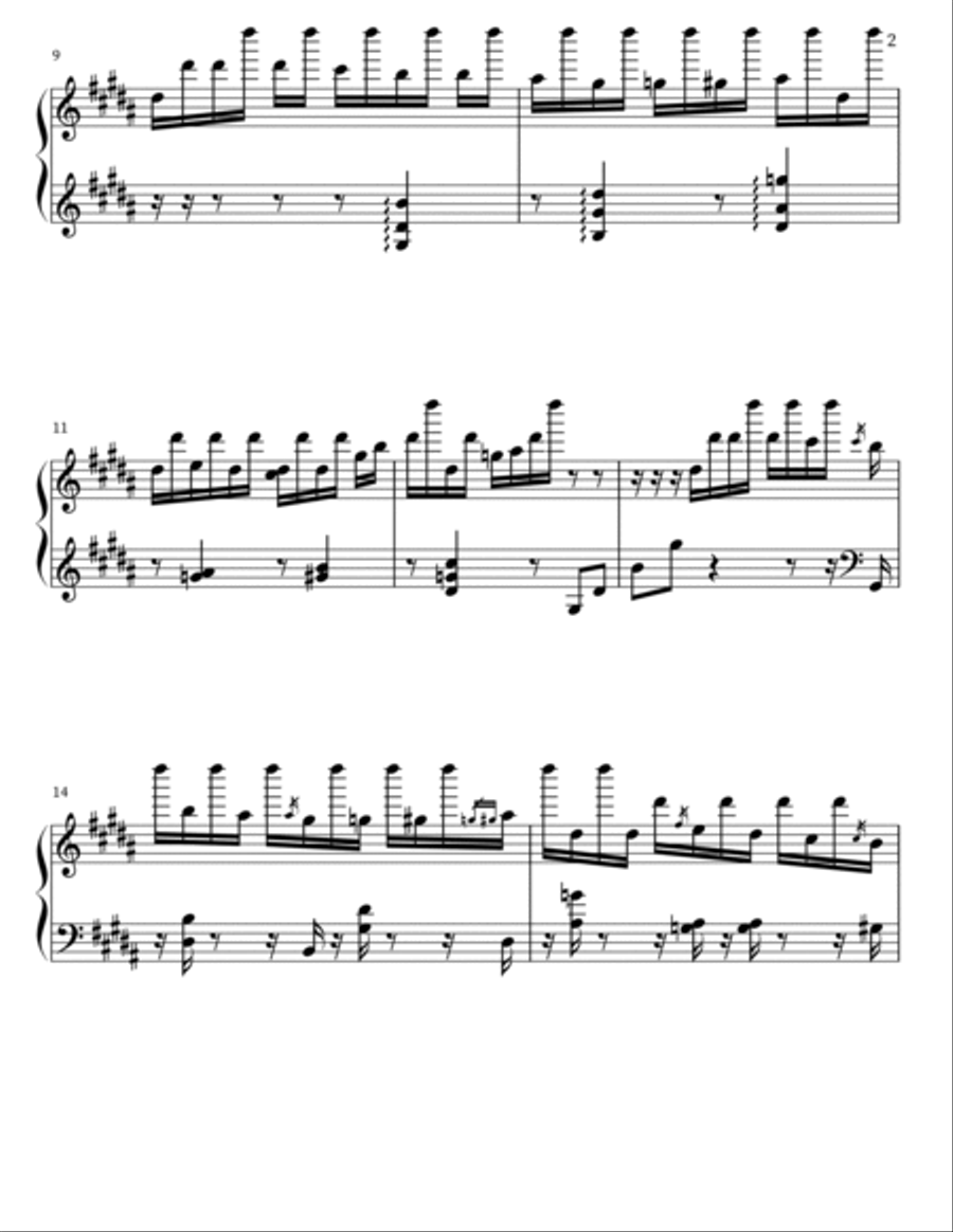 La Campanella Piano scores gallery preview page 2