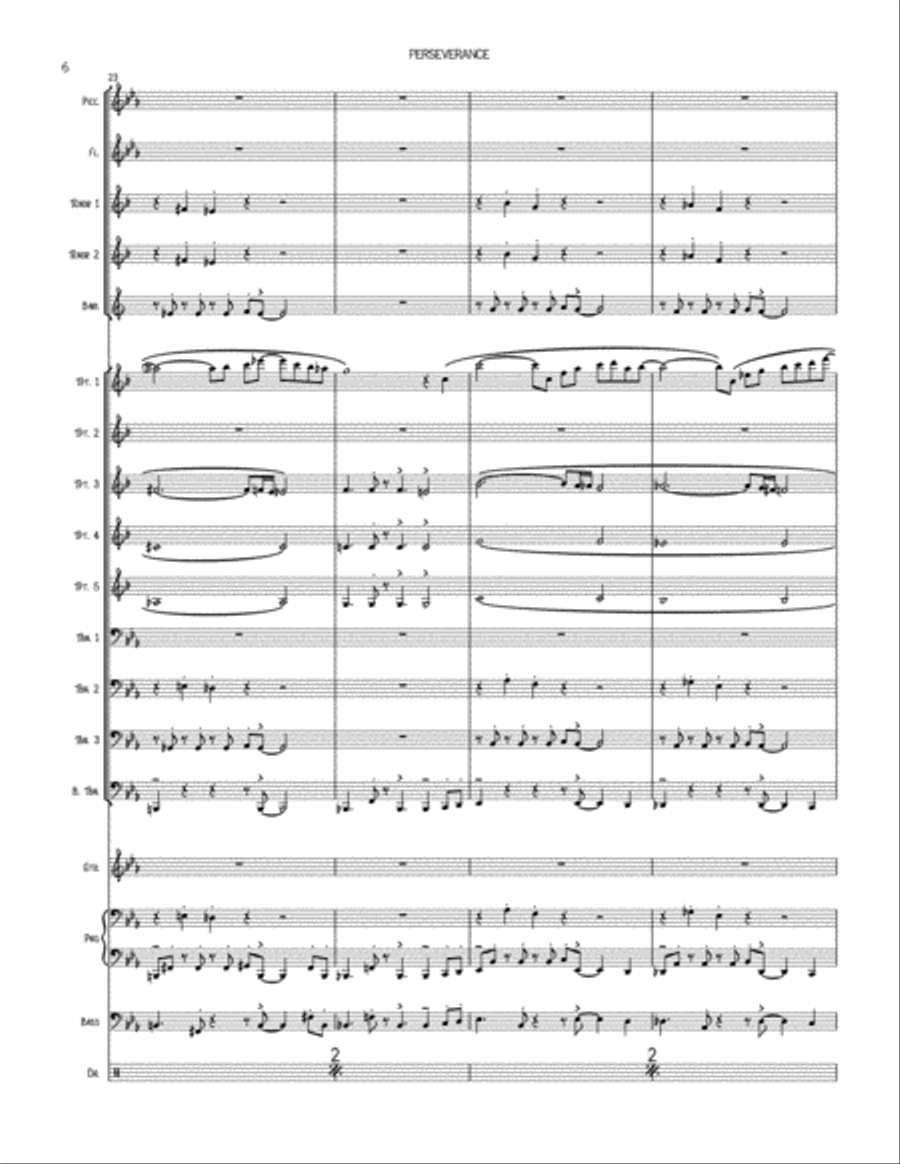 Perseverance Jazz Ensemble scores gallery preview page 6