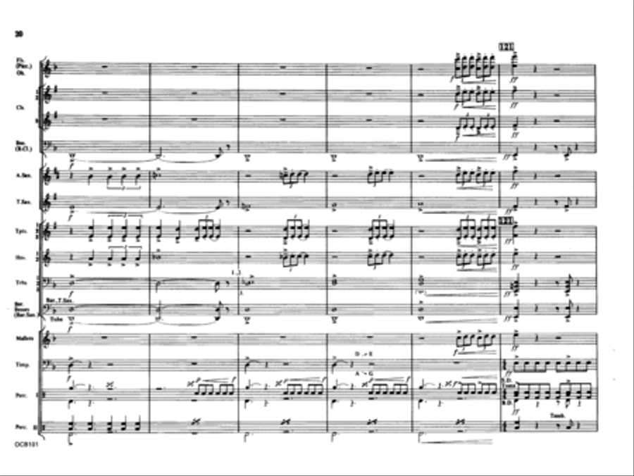 Mazama Concert Band scores gallery preview page 19