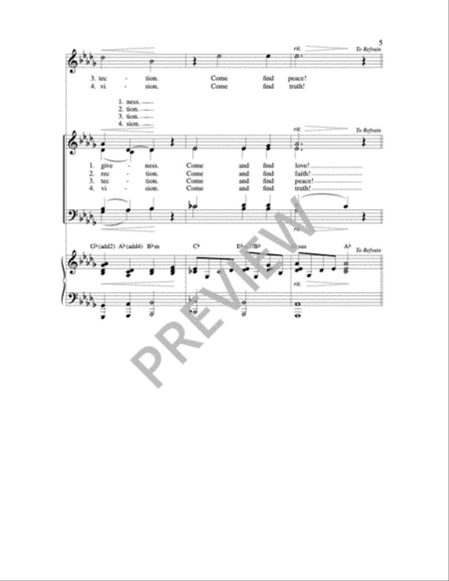 Take and Eat This Bread 4-Part scores gallery preview page 3