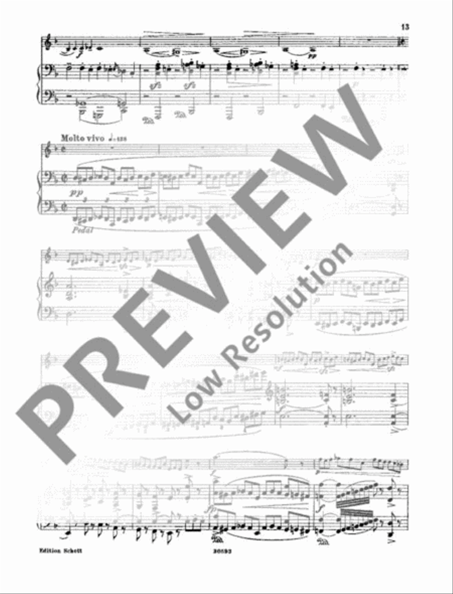 Sonata A Minor Violin Solo scores gallery preview page 16