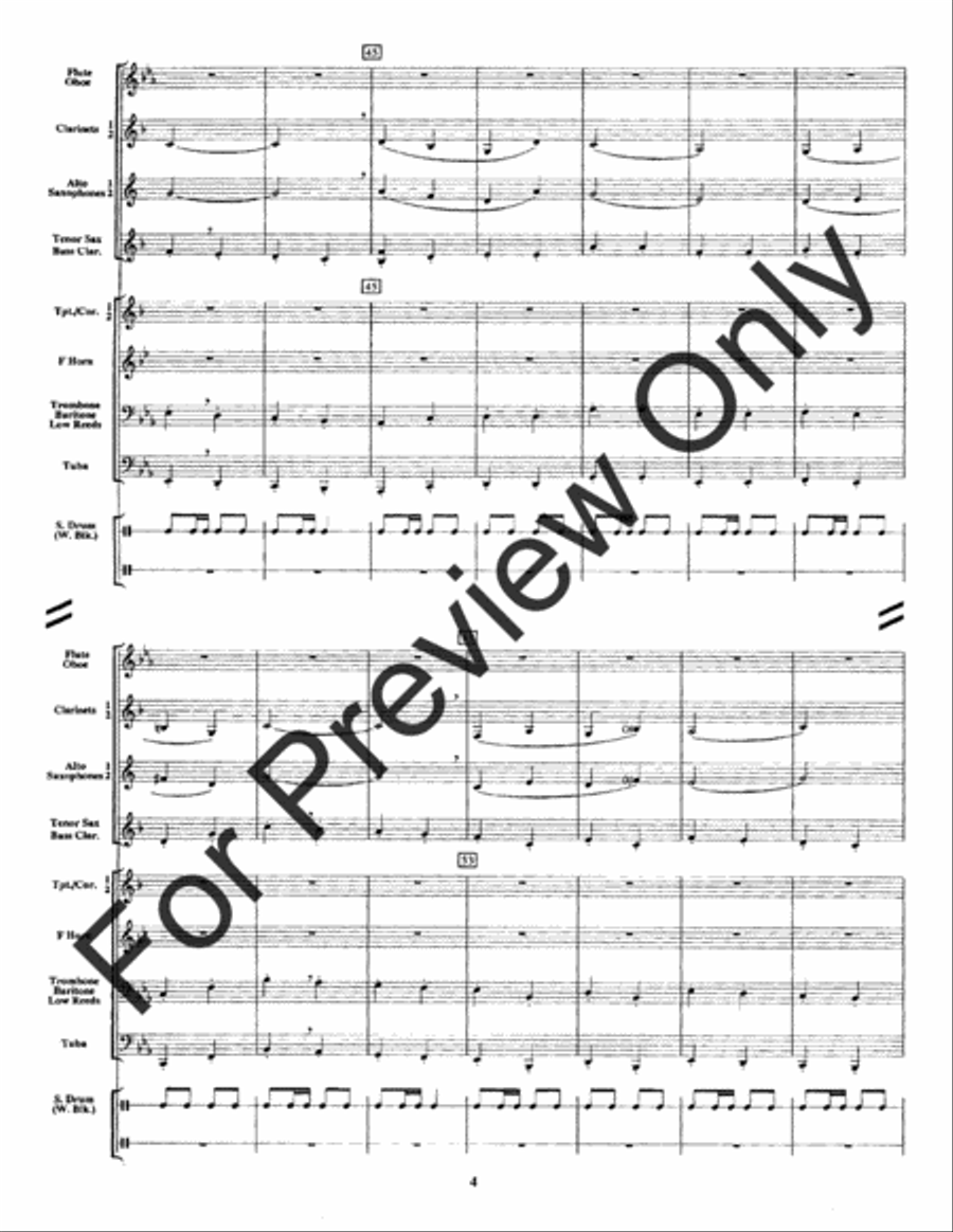 Pride Of The Band Brigade (Score) Concert Band scores gallery preview page 7