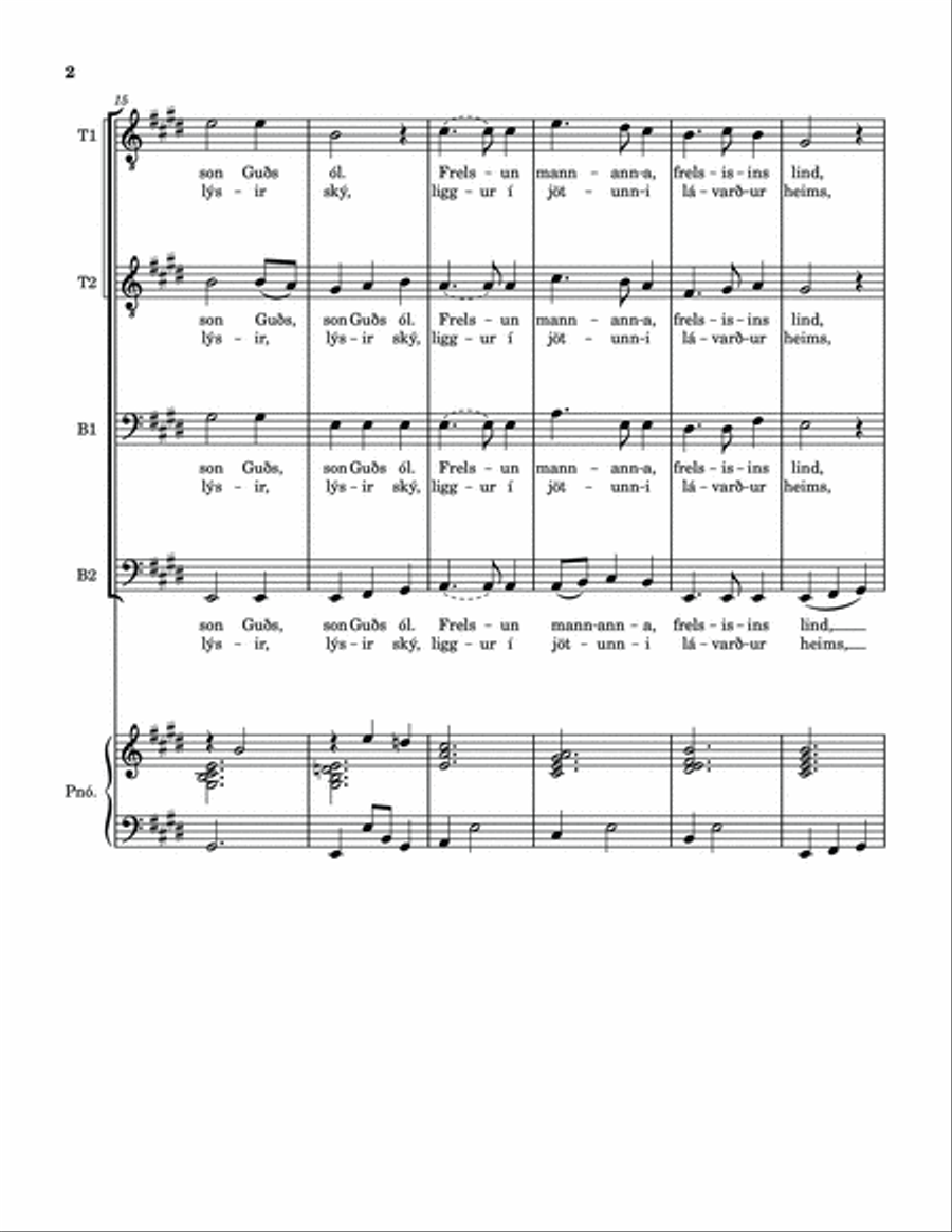 Heims um ból - TTBB TTBB scores gallery preview page 3