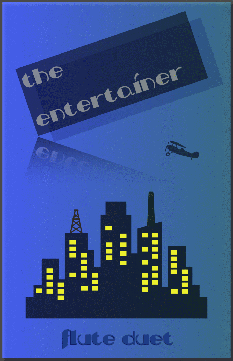 The Entertainer by Scott Joplin, Flute Duet Flute Duet scores gallery preview page 1