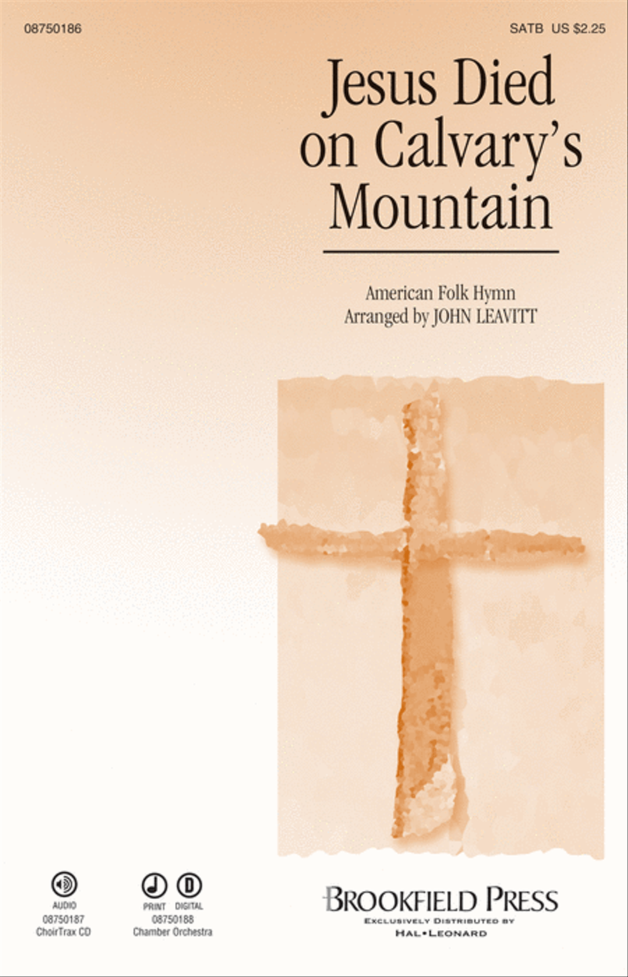 Jesus Died on Calvary's Mountain 4-Part scores gallery preview page 1