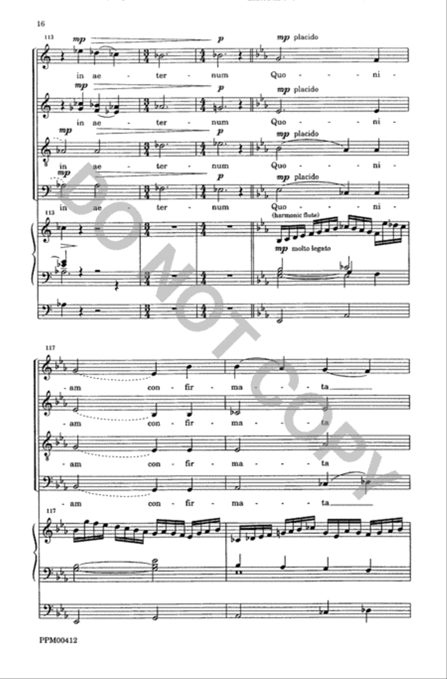 Laudate Dominum Laudate Dominum 4-Part scores gallery preview page 17