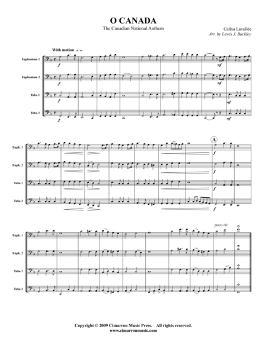 O Canada O Canada EETT scores gallery preview page 1