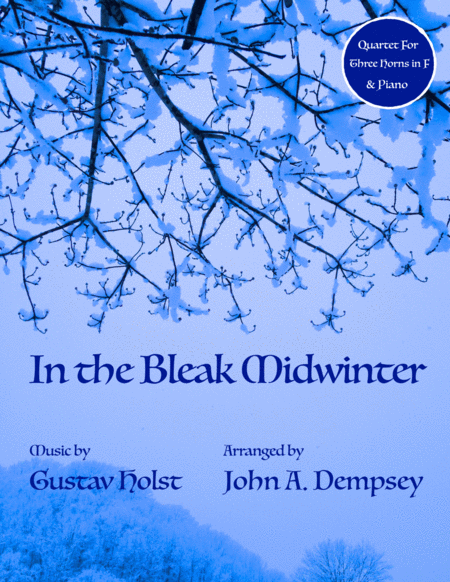 In the Bleak Midwinter (Quartet for Three Horns in F and Piano) image number null
