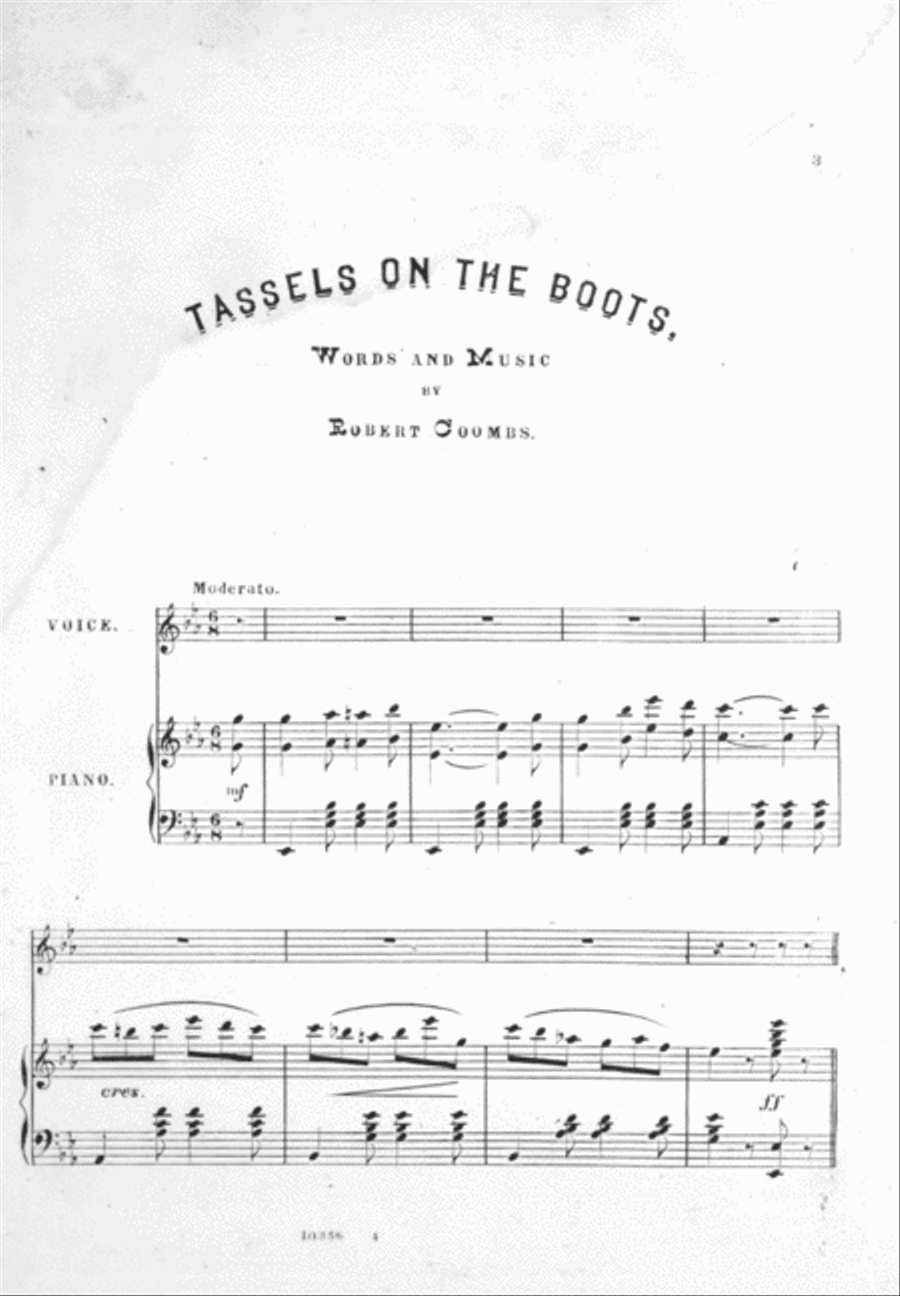 Tassels on the Boots Voice scores gallery preview page 2