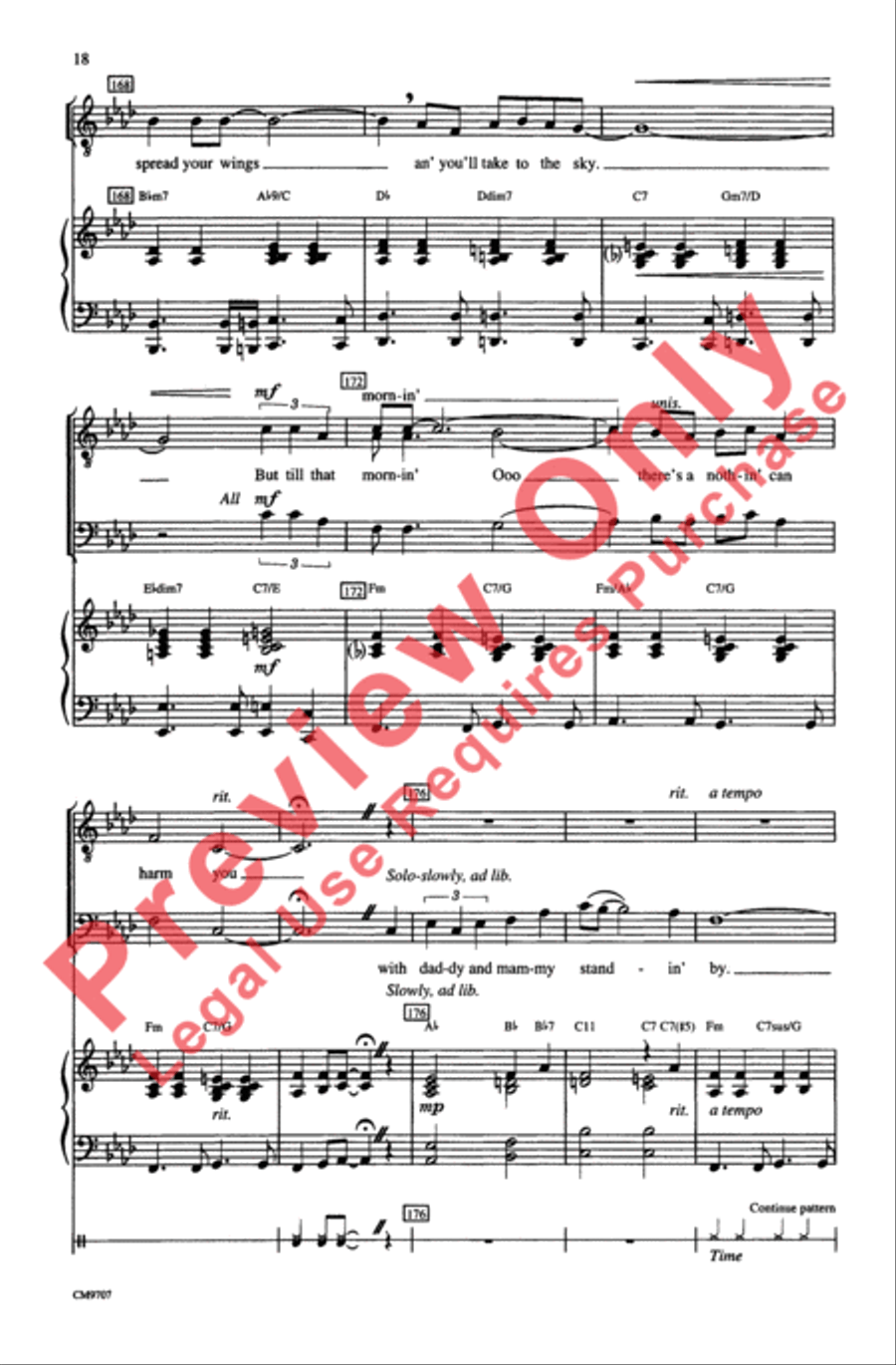 Gershwin Showcase Gershwin Showcase Men's Choir scores gallery preview page 18