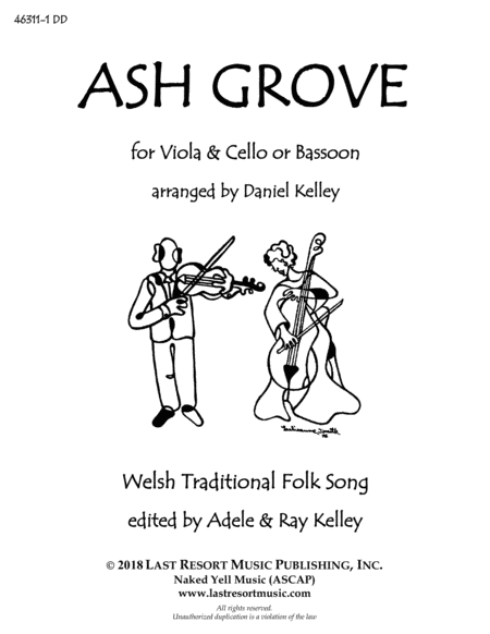 The Ash Grove - Duet for Viola & Cello (or Bassoon)