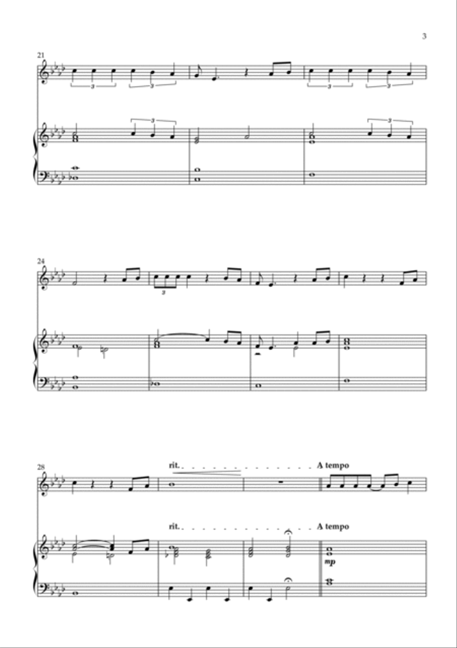 Part Of Your World (reprise) Piano scores gallery preview page 3