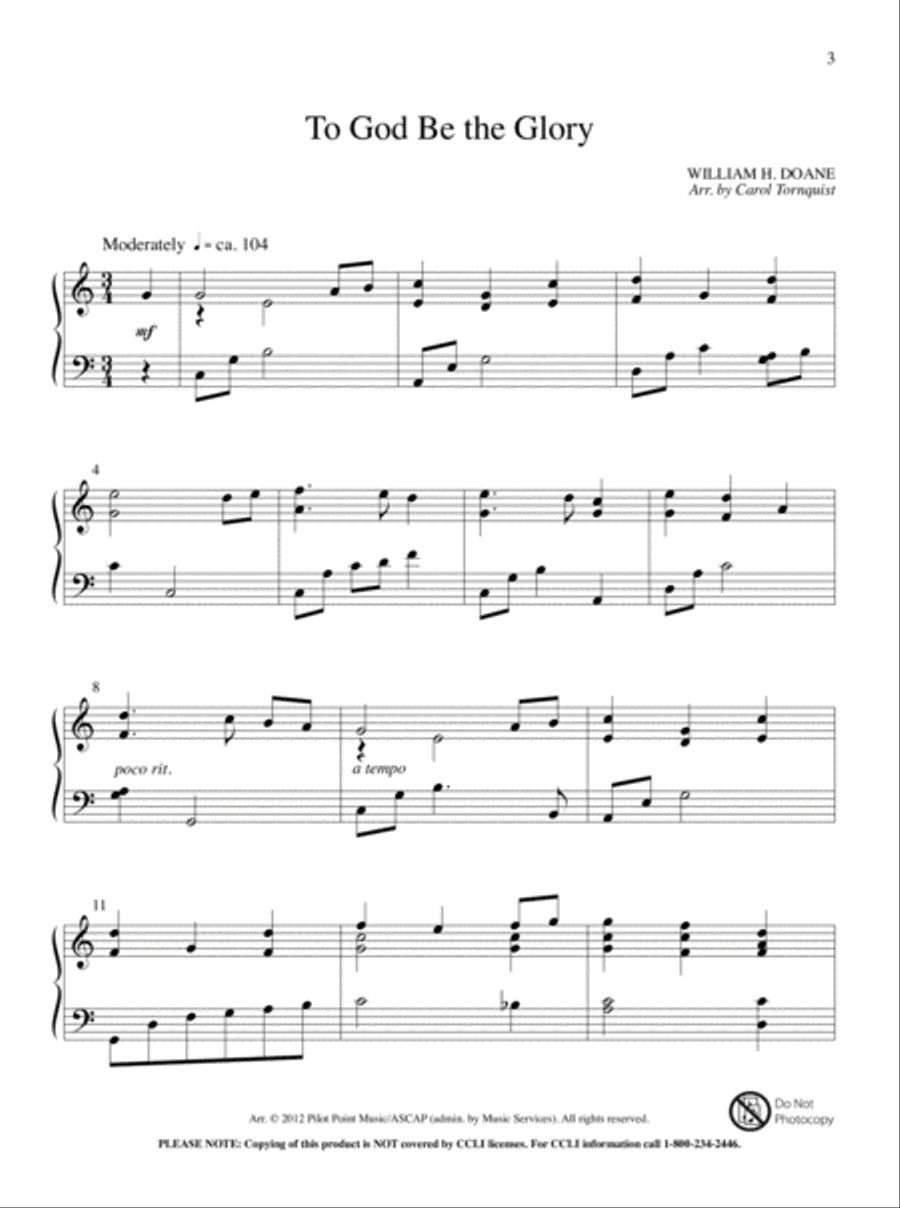 Old Hymns Made New Piano Solo scores gallery preview page 2