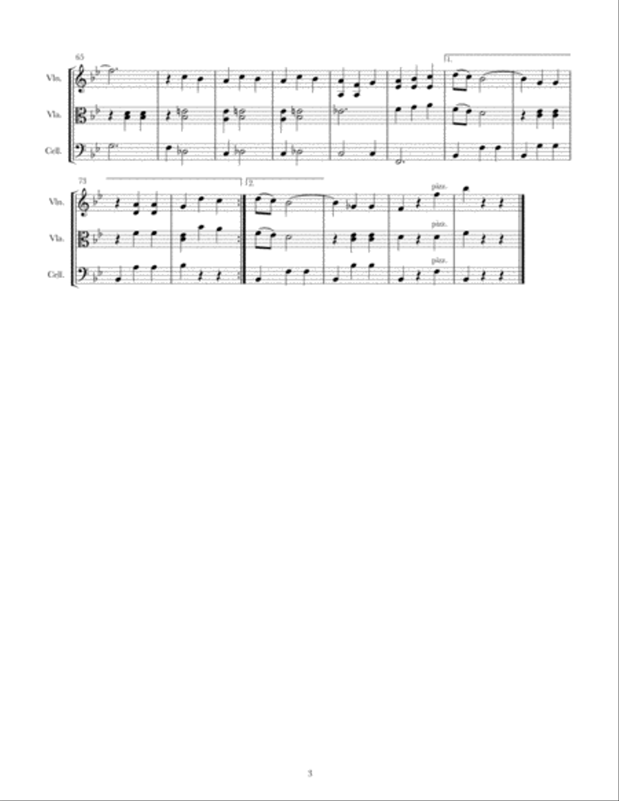 That's Amore (That's Love) String Trio scores gallery preview page 3