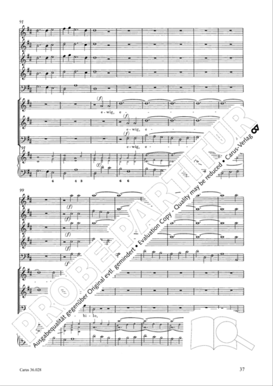 Wake, o wake and hear the voices 3-Part scores gallery preview page 37