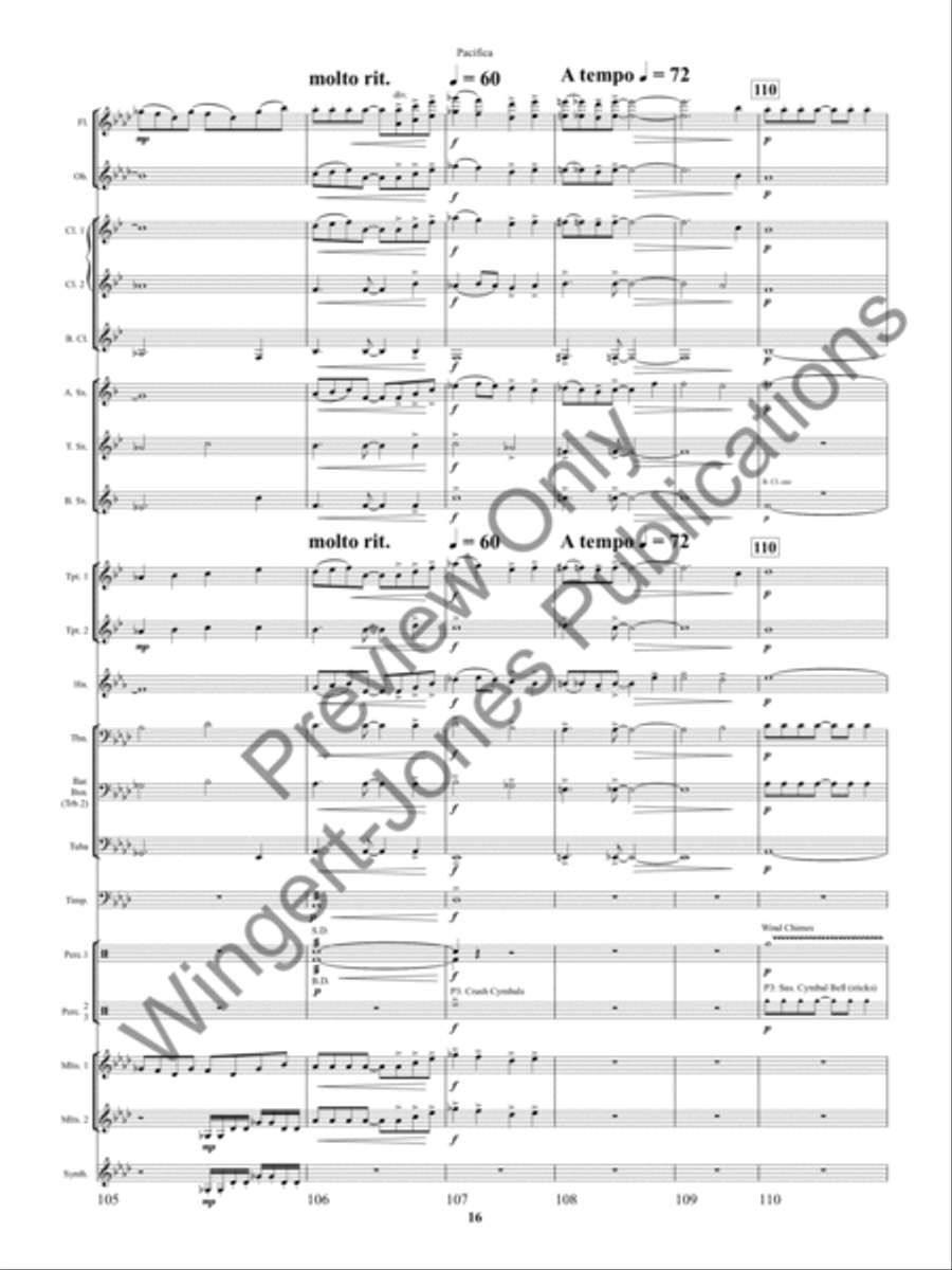 Pacifica Concert Band scores gallery preview page 19