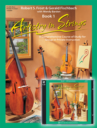 Artistry In Strings, Book 1 - Double Bass-Middle Position (Book & 2-CD)