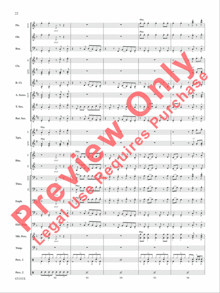 Bruno Mars Greatest Hits Bruno Mars Greatest Hits Concert Band scores gallery preview page 23