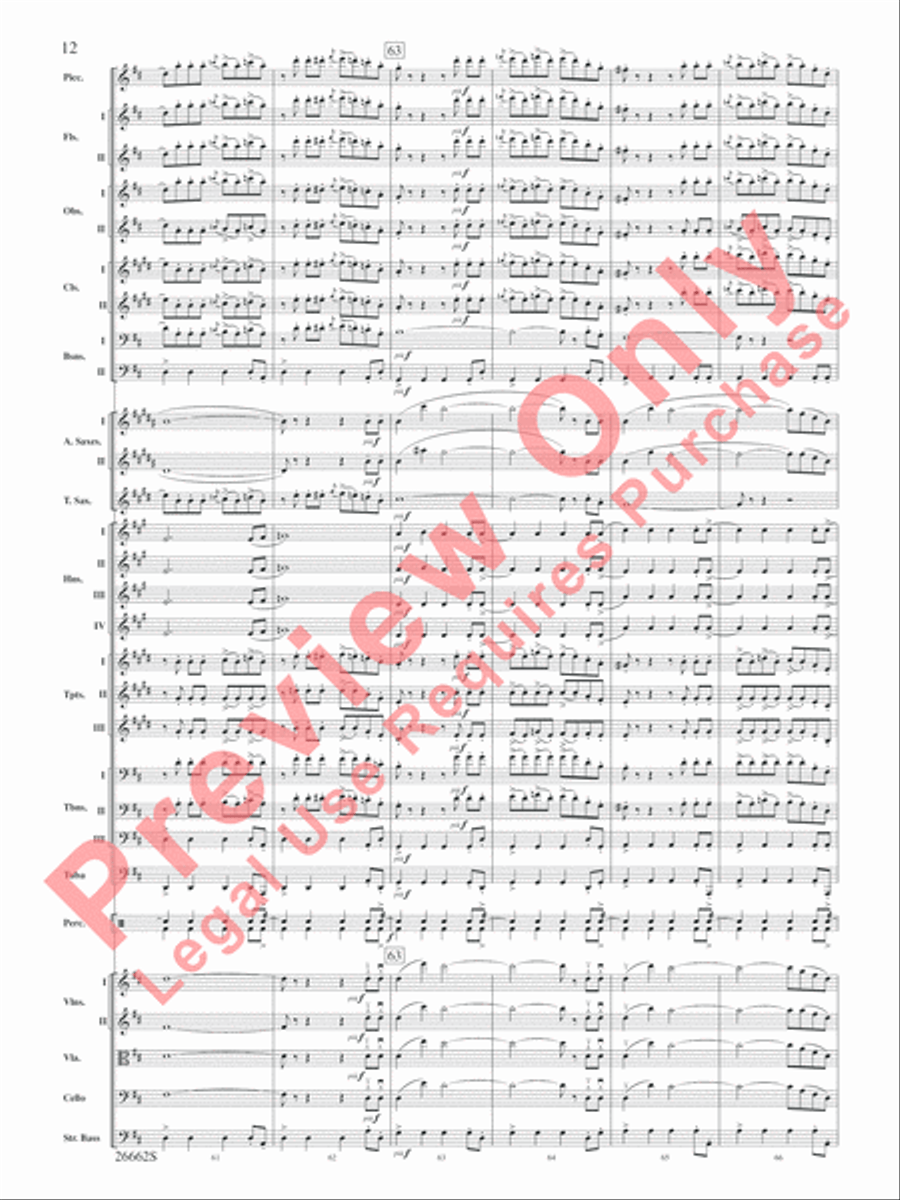 Blue Tango Blue Tango Full Orchestra scores gallery preview page 13