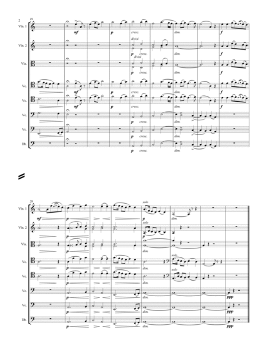 8 Russian Folksongs Plainte String Orchestra scores gallery preview page 2