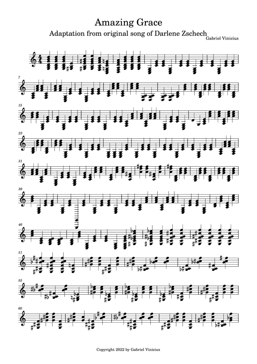 Amazing Garce Amazing Garce Piano Method scores gallery preview page 1
