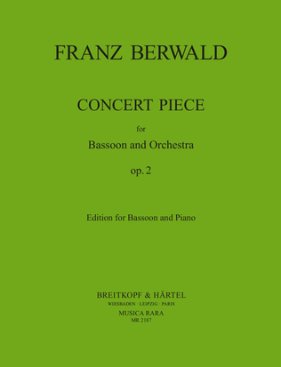 Book cover for Concert Piece Op. 2