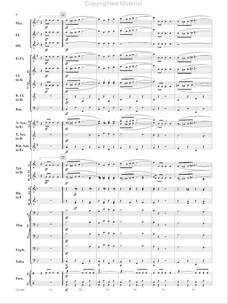 Golden Plume Concert Band scores gallery preview page 9