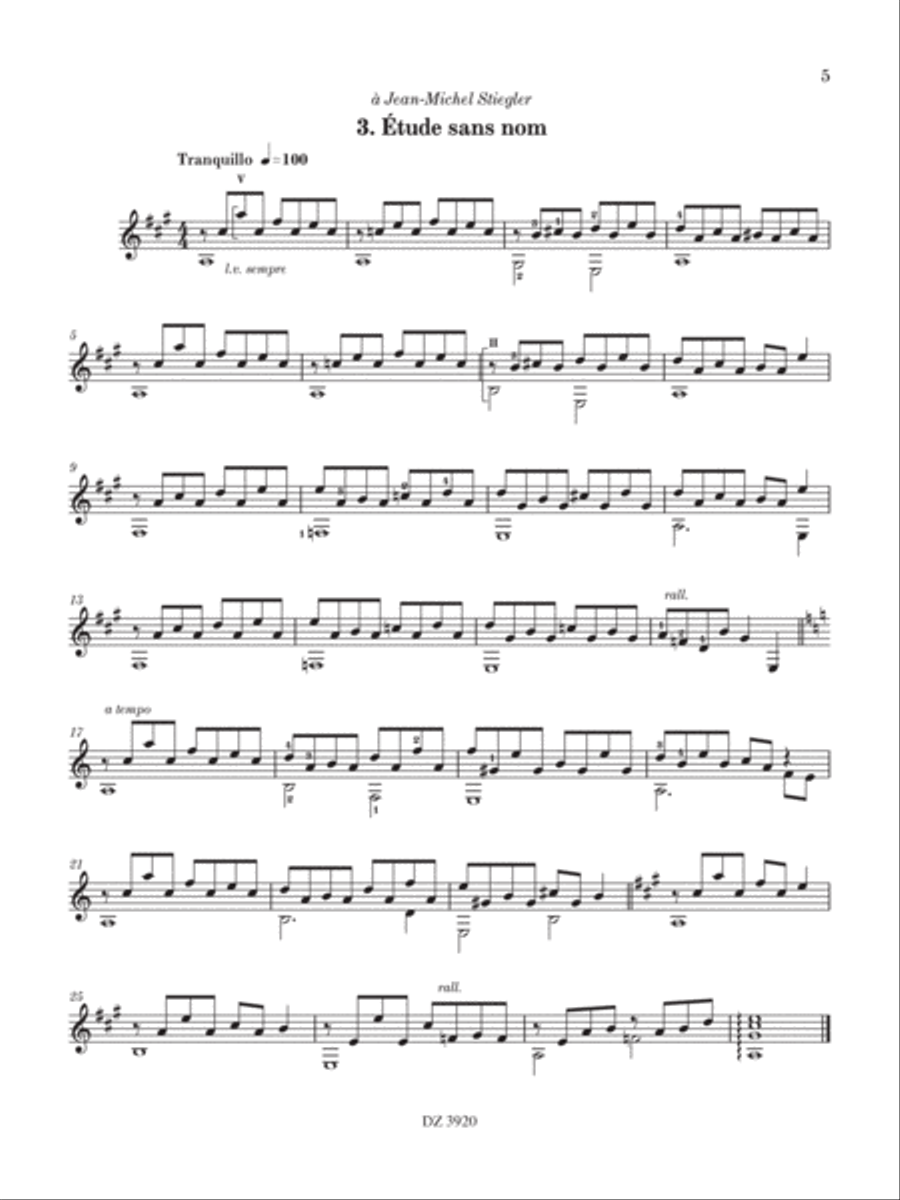 Pêle-Mêle, vol. 2 Classical Guitar scores gallery preview page 6