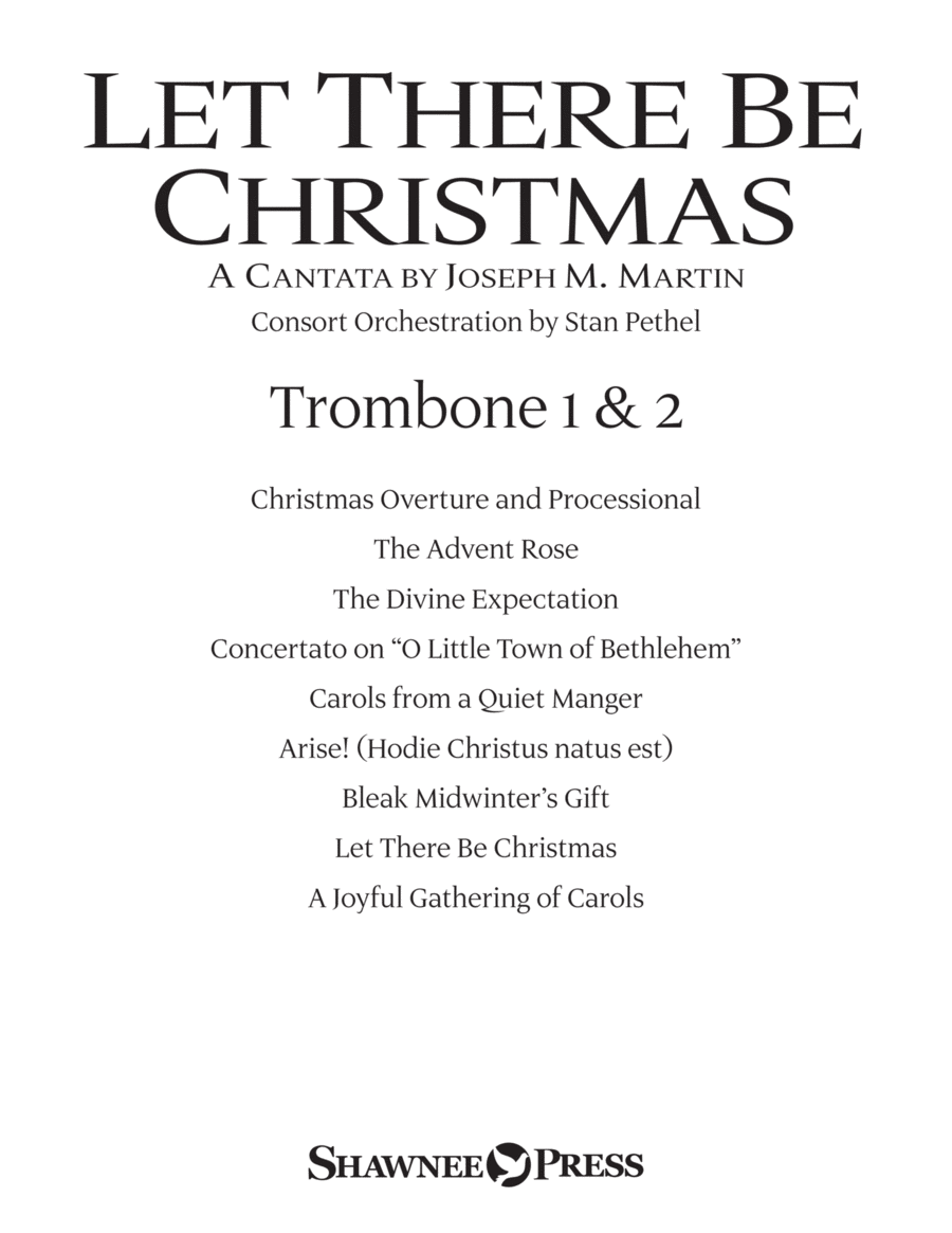 Let There Be Christmas - Trombone 1 & 2 Choir scores gallery preview page 1