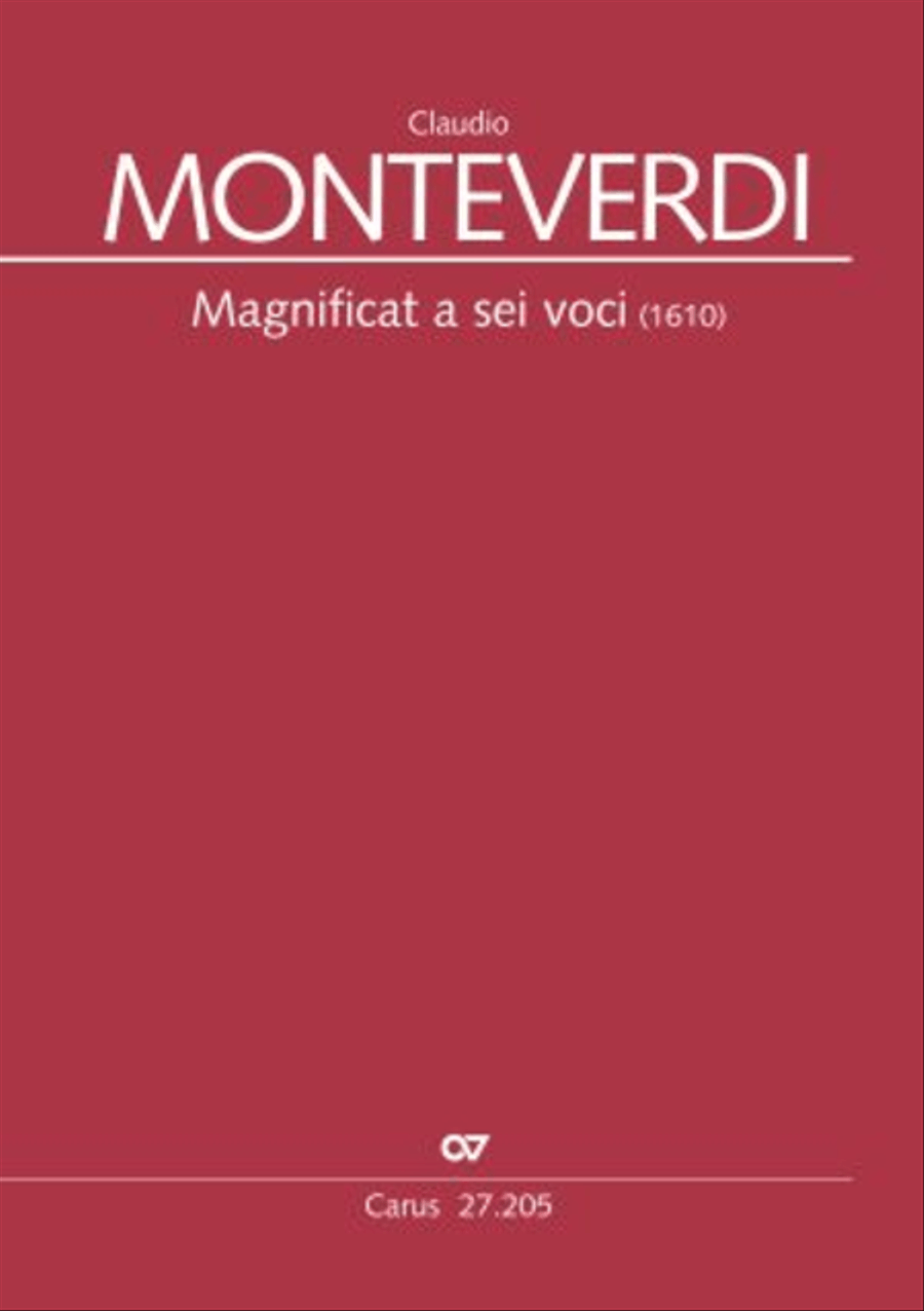Magnificat a 6 (Magnificat a sei voci) Choir scores gallery preview page 1