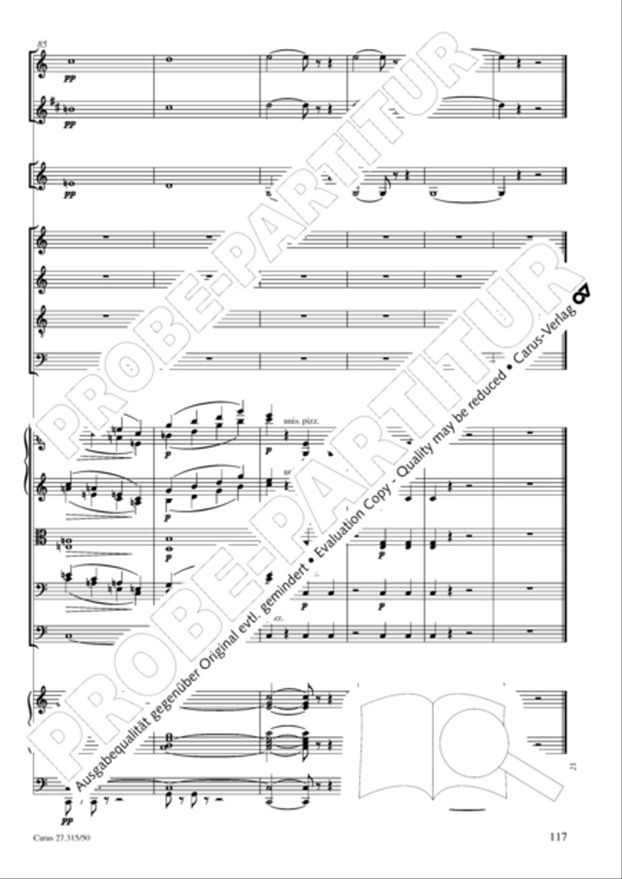 Requiem in C major 4-Part scores gallery preview page 120