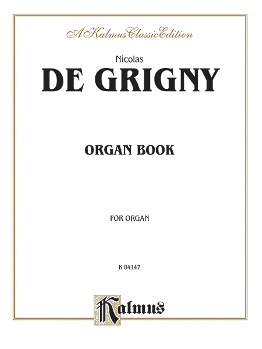 Organ Book Organ scores gallery preview page 1