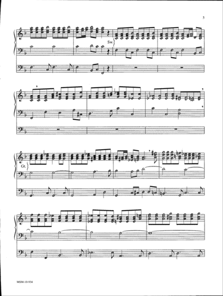 Music from The Four Seasons, Set 1 - Autumn Organ scores gallery preview page 3