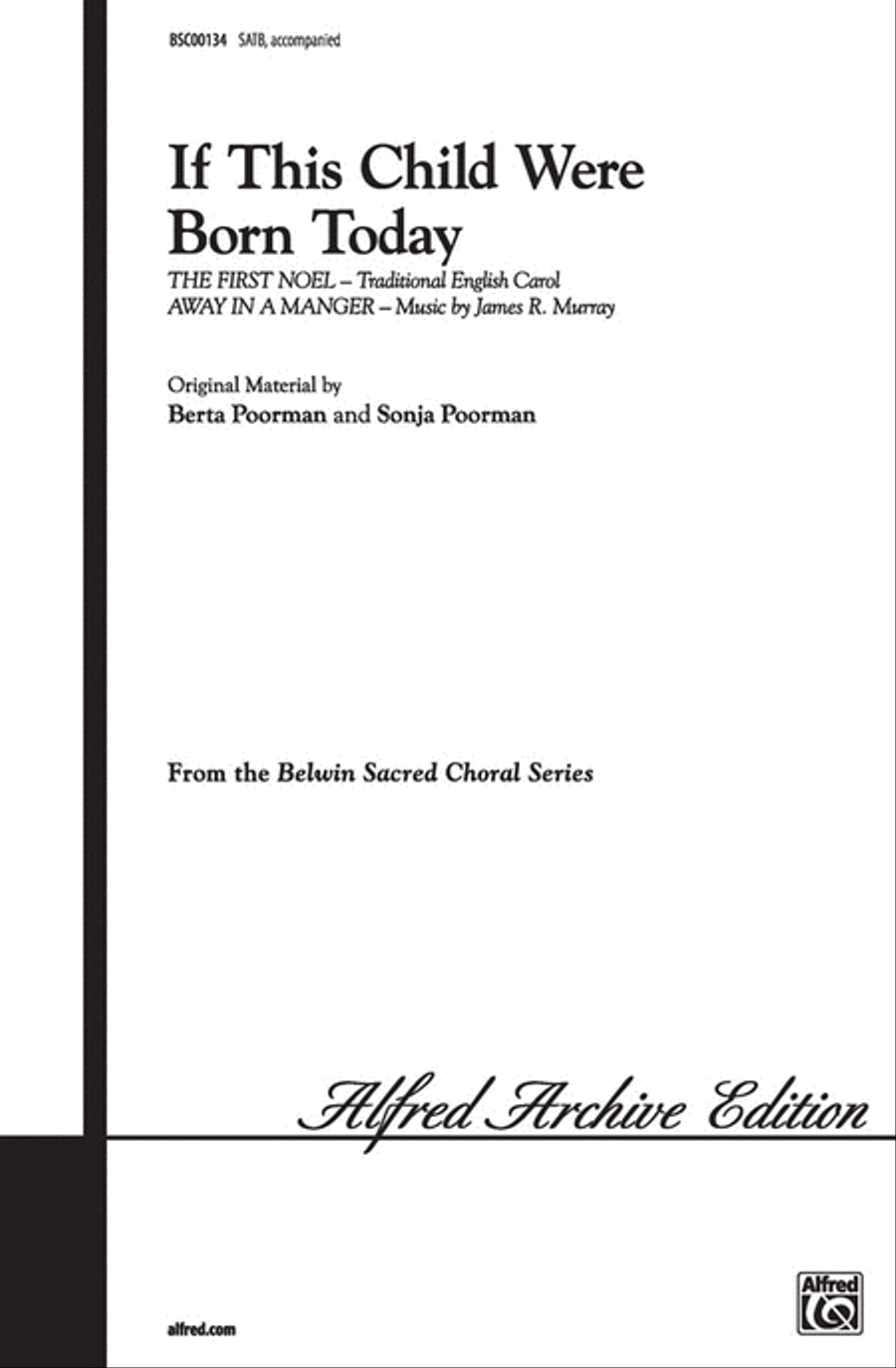 If This Child Were Born Today 4-Part scores gallery preview page 1