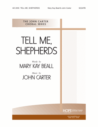 Book cover for Tell Me, Shepherds