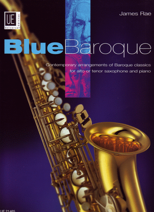 Book cover for Blue Baroque Saxophone