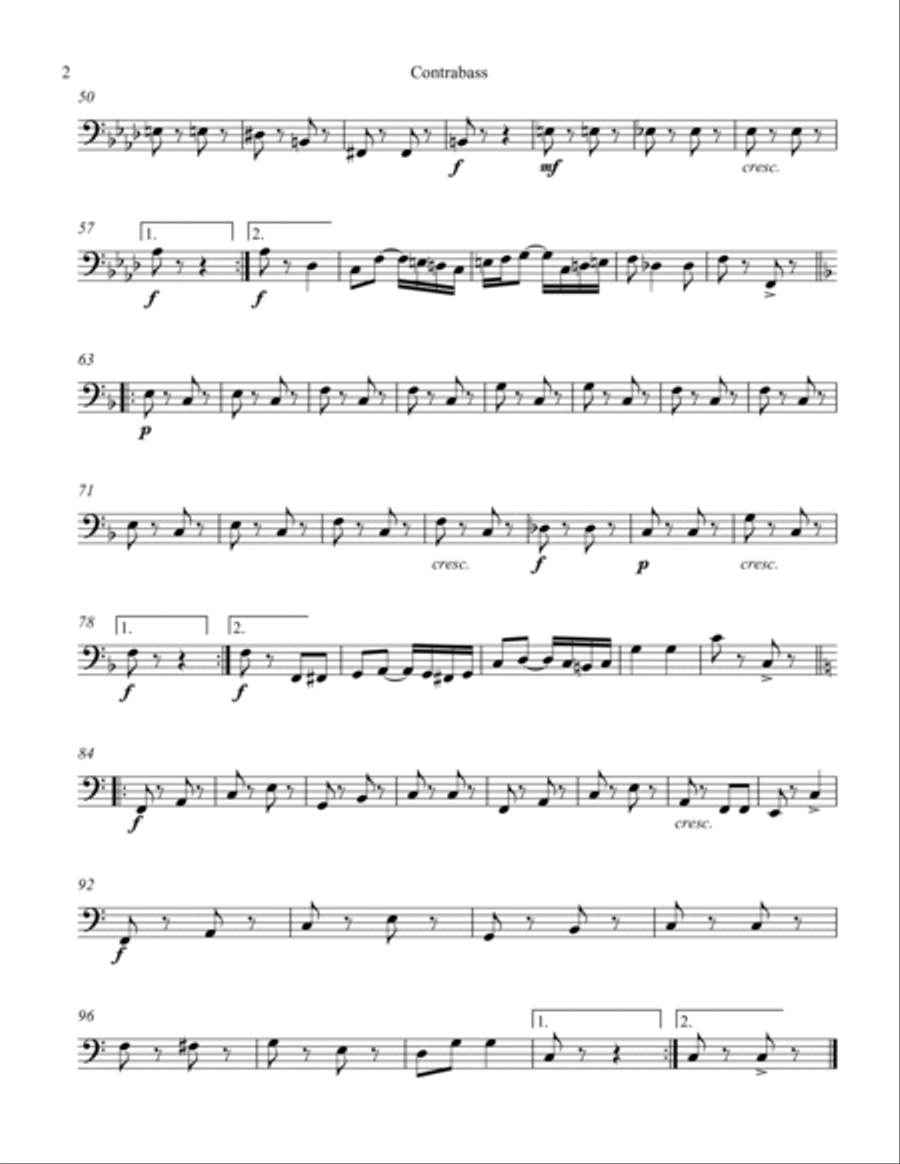 A Breeze from Alabama A Breeze from Alabama String Orchestra scores gallery preview page 2