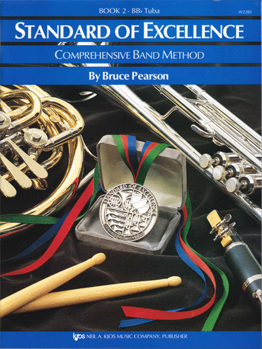 Standard of Excellence Book 2, Tuba by Bruce Pearson Concert Band Methods - Sheet Music