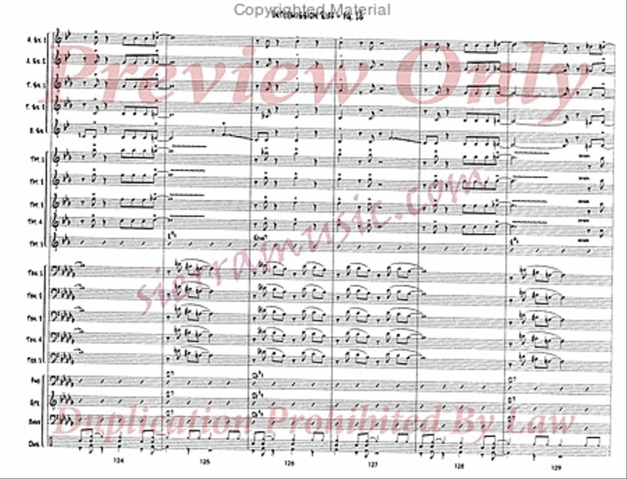 Intermission Riff Jazz Ensemble scores gallery preview page 19