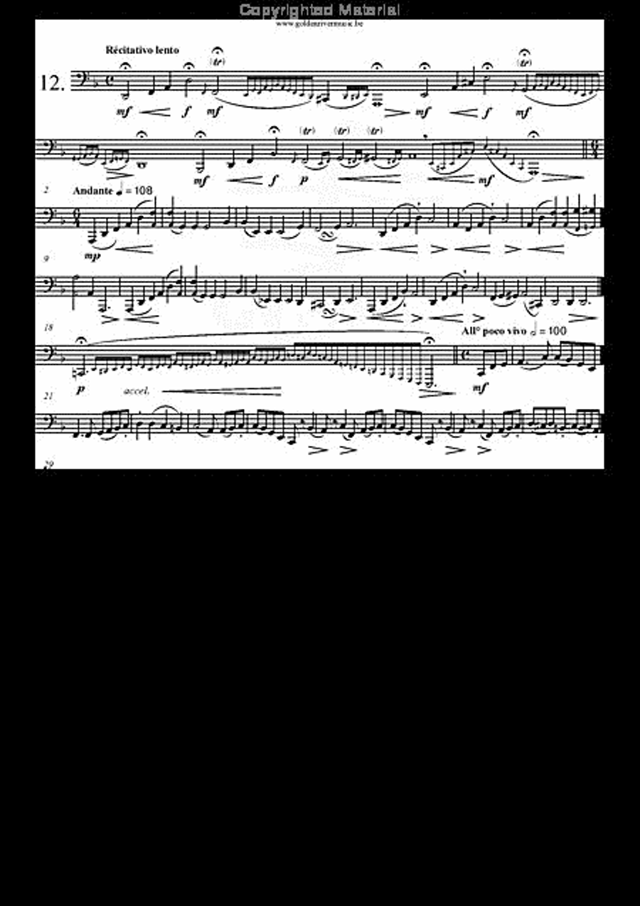 30 Etudes op. 13 Tuba scores gallery preview page 13