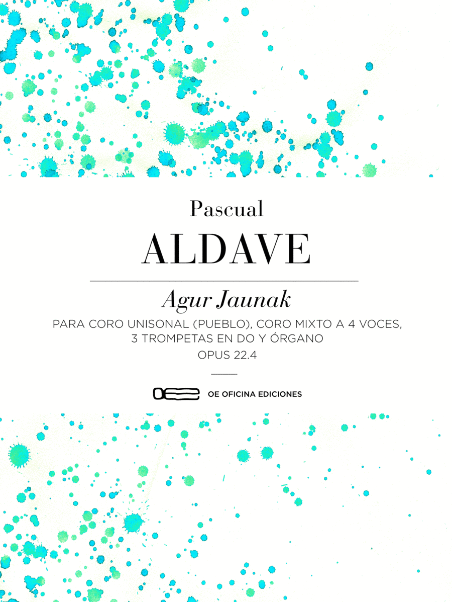 AGUR JAUNAK AGUR JAUNAK Choir scores gallery preview page 1